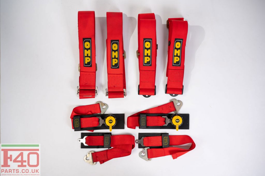 Ferrari 355 Challenge OMP Race Seat belts F40 Parts